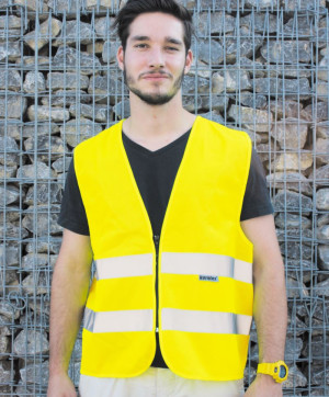 Sicherheitsweste mit Reißverschluss - Reklamnepredmety