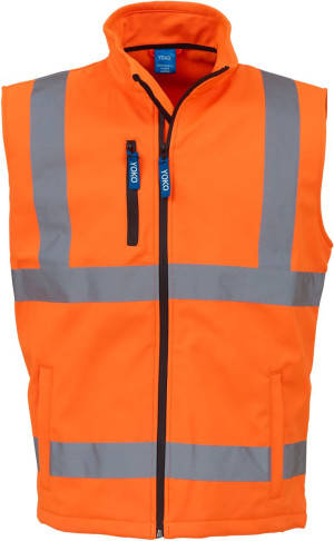 Softshellweste Hi-Vis Yoko/HVK006 - Reklamnepredmety