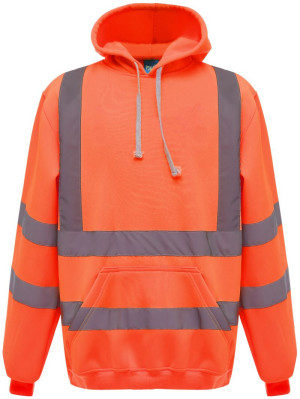 Sweatshirt mit Kapuze Hi-Vis Yoko | HVK05 - Reklamnepredmety