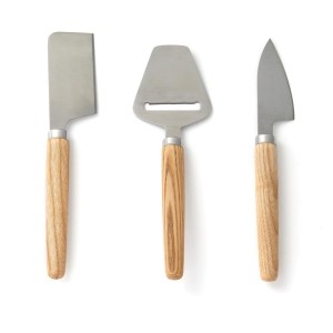 VINGA Retro Käse-Set, braun - Reklamnepredmety