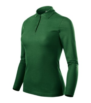 Damen-Poloshirt Pique Polo LS - Reklamnepredmety