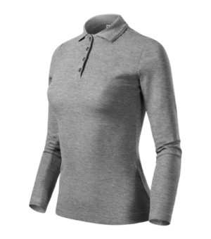 Damen-Poloshirt Pique Polo LS - Reklamnepredmety