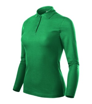 Damen-Poloshirt Pique Polo LS - Reklamnepredmety