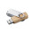 Drevené USB s otočným kovovým krytom s potlačou alebo gravírovaním
