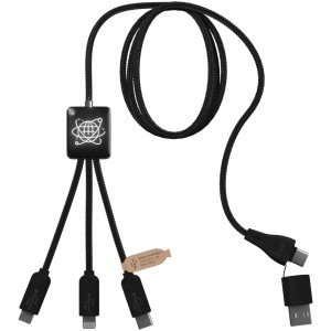 Ladekabel rPET 5 in 1 mit Datenübertragung SCX.design C45 - Reklamnepredmety