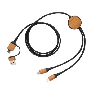 Ohio 6-in-1-Kabel aus RCS zertifiziert recyceltem Kunststoff - Reklamnepredmety