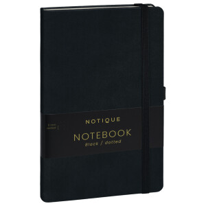 NOTIQUE Notizen, gepunktet, 13 x 21 cm - Reklamnepredmety
