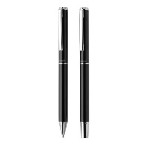 Swiss Peak Cedar Stifte-Set aus RCS recyceltem Aluminium, silber - Reklamnepredmety