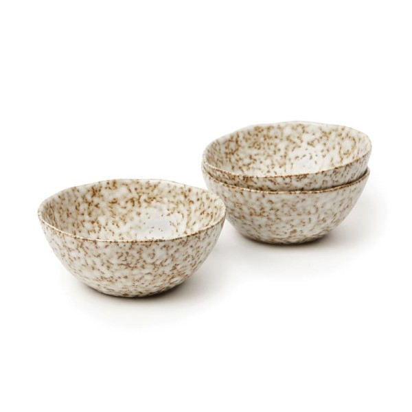 VINGA Nuvem Mini-Bowls, 3er-Set, beige