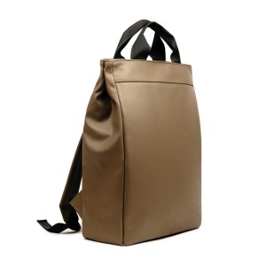 VINGA Bermond Rucksack aus RCS recyceltem PU, braun - Reklamnepredmety