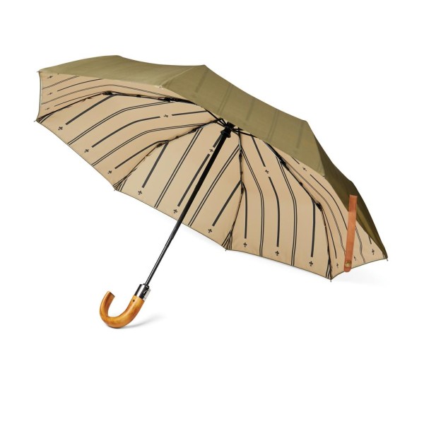 VINGA Bosler AWARE™ 21" faltbarer Schirm aus recyceltem PET, navy blau