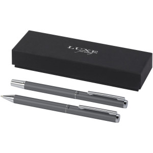 Lucetto Kugelschreiber- und Rollerball-Geschenkset aus recyceltem Aluminium - Reklamnepredmety