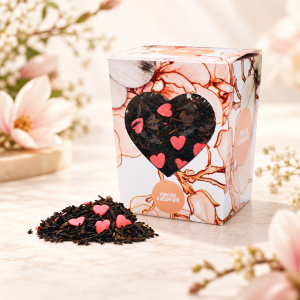 Earl Grey Tee mit Zuckerherzen 50 g - Reklamnepredmety