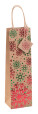 Geschenktüte aus recyceltem Kraftpapier mit weihnachtlichem Motiv Pekkola W