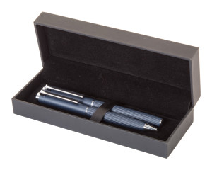 Stripo Set aus Aluminium-Kugelschreiber - Reklamnepredmety