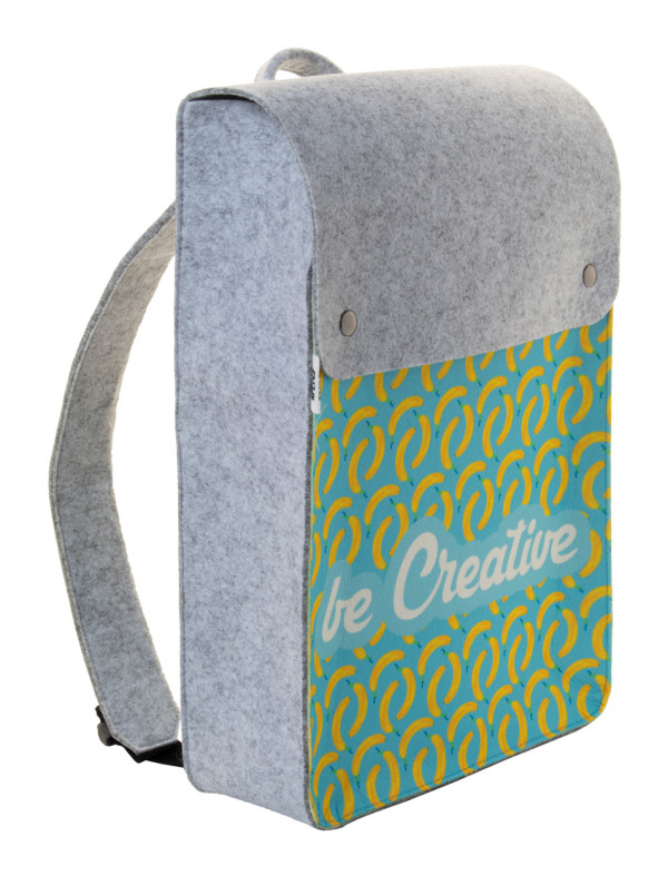 Filzrucksack aus RPET CreaFelt Back II
