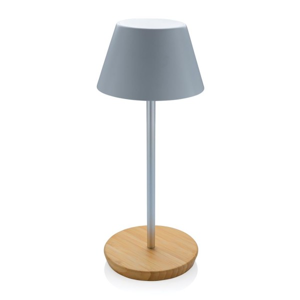 Pure Glow USB-Tischleuchte aus RCS recyceltem Kunststoff, weiß