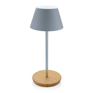 Pure Glow USB-Tischleuchte aus RCS recyceltem Kunststoff, weiß - Reklamnepredmety