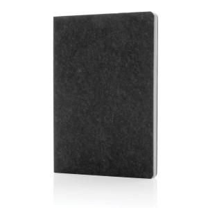 Phrase GRS-zertifiziertes A5-Notizbuch aus recyceltem Filz, grün - Reklamnepredmety