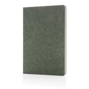 Phrase GRS-zertifiziertes A5-Notizbuch aus recyceltem Filz, grün - Reklamnepredmety