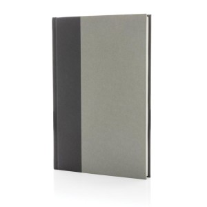 Words GRS zertifiziertes RPET & Kraft Notizbuch A5, grün - Reklamnepredmety