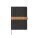 VINGA Bosler Notizbuch aus RCS recyceltem Canvas, greige - v773301__b_1 - variant XD V773301