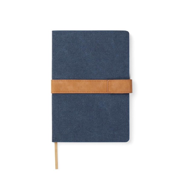 VINGA Bosler Notizbuch aus RCS recyceltem Canvas, greige