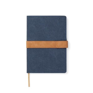 VINGA Bosler Notizbuch aus RCS recyceltem Canvas, greige - Reklamnepredmety