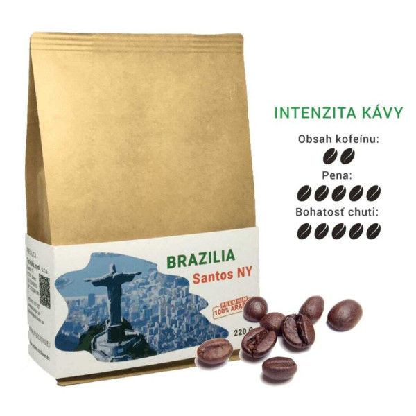 Kaffeebohnen Brazilia Santos NY
