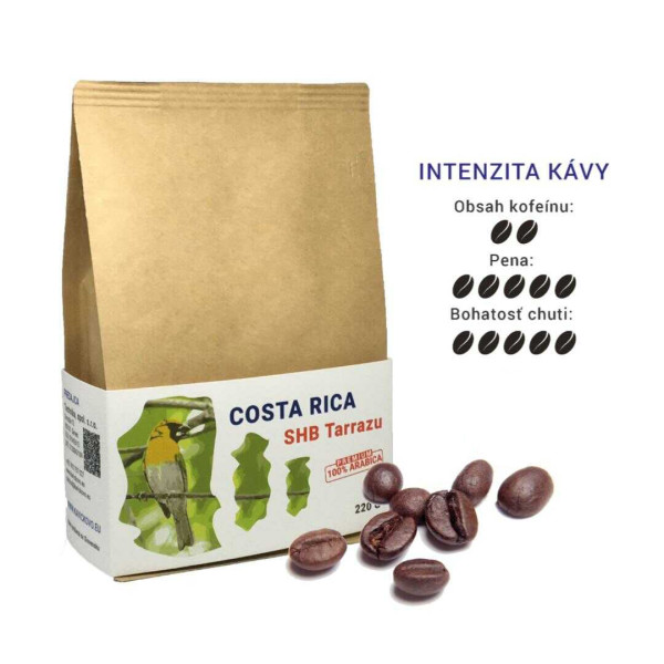 Kaffeebohnen Costa Rica SHB Tarrazu