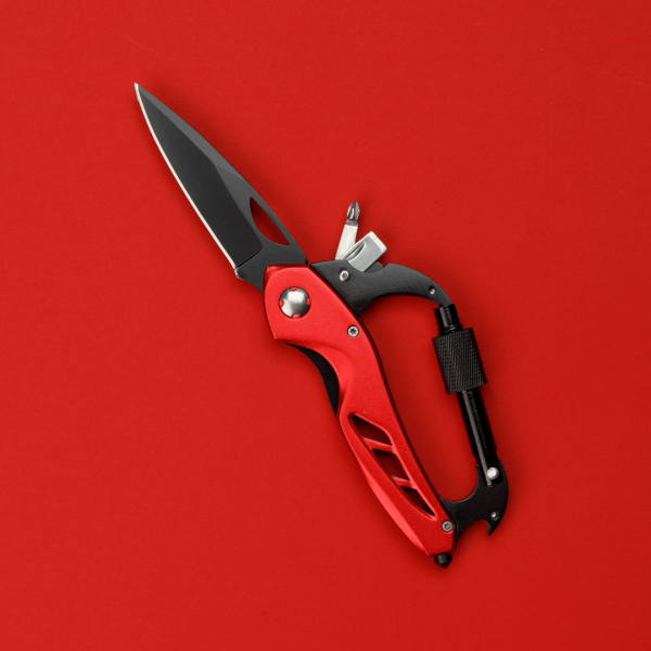 OPTIMA FOLDING KNIFE WITH CARABINER