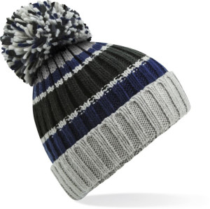Strickmütze mit Hygge-Streifen - Reklamnepredmety