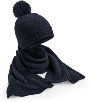Geschenkset mit Strickmütze und Schal - Reklamnepredmety