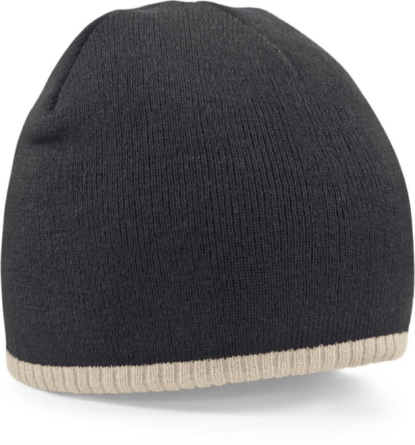 Beechfield zweifarbige Strickmütze