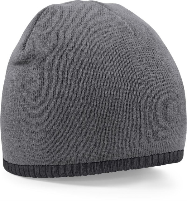 Beechfield zweifarbige Strickmütze