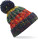Gestrickte Mütze mit Korkenzieherbommel