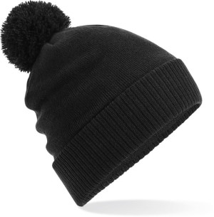 Wasserabweisende Strickmütze mit Bommel - Reklamnepredmety