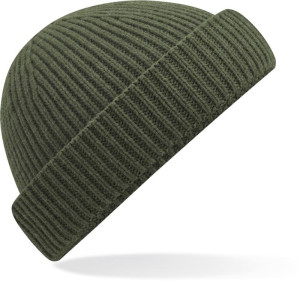 Kurze Strickmütze mit Harbor-Manschette - Reklamnepredmety