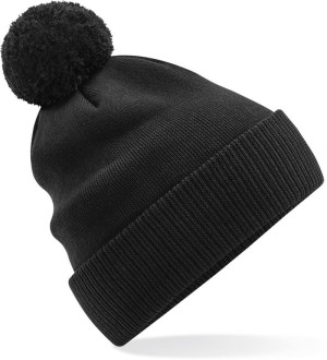 Bio-Strickmütze mit Bommel "Snowstar®" - Reklamnepredmety