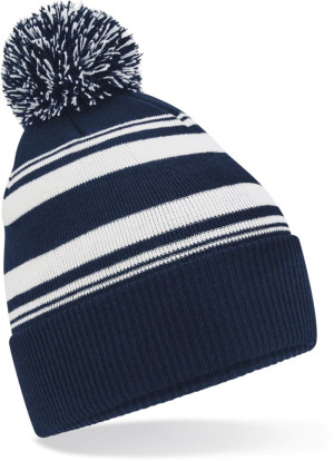 Strickmütze mit Streifen „Fan“ - Reklamnepredmety