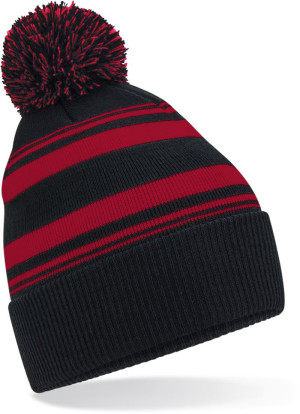 Strickmütze mit Streifen „Fan“ - Reklamnepredmety