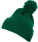 Strickmütze mit Bommel