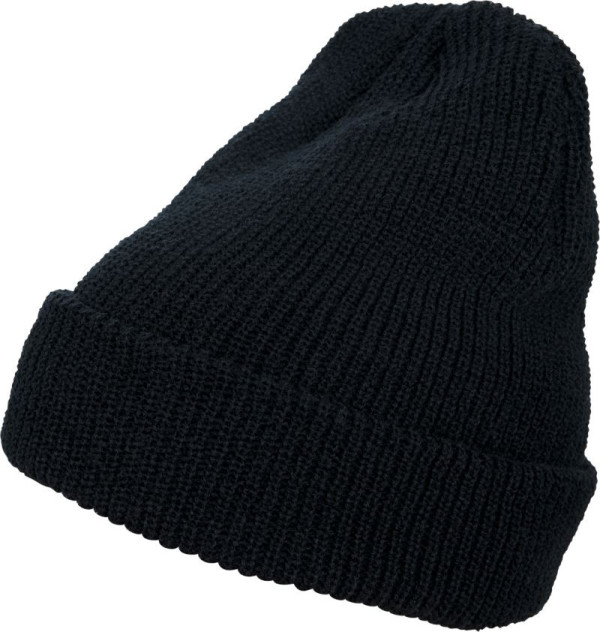 Lange Strickmütze