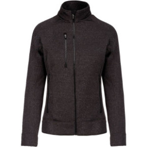 Damen Melange Strickfleece Jacke - Reklamnepredmety