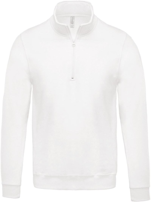 Sweatshirt mit 1/4-Reißverschluss Kariban