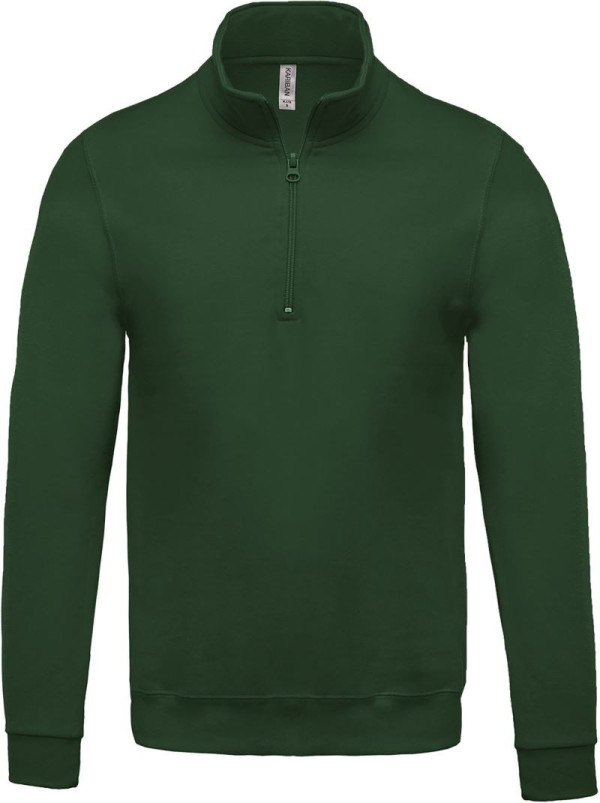 Sweatshirt mit 1/4-Reißverschluss Kariban