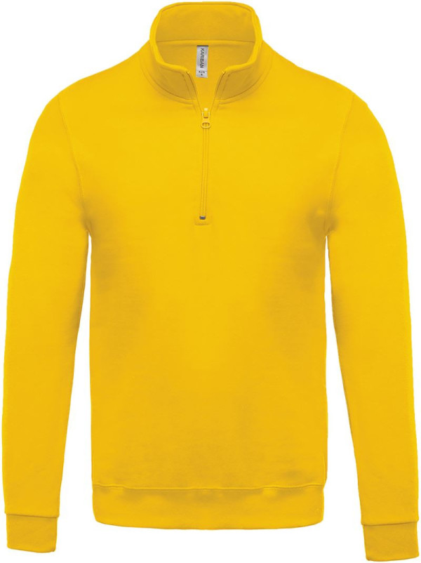Sweatshirt mit 1/4-Reißverschluss Kariban