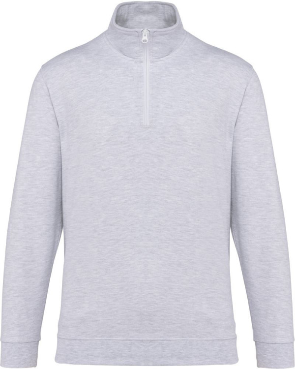 Sweatshirt mit 1/4-Reißverschluss Kariban