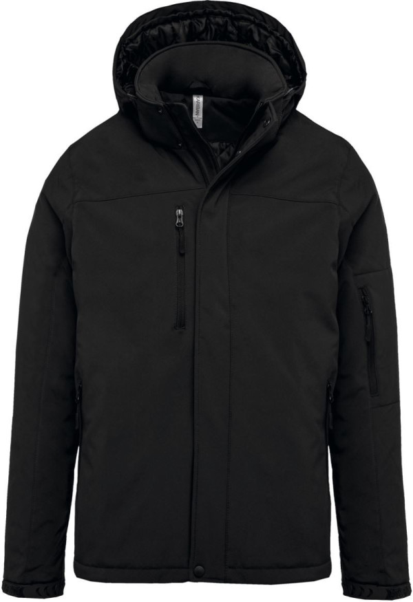 3-lagiger Softshell-Parka für Herren mit Kapuze