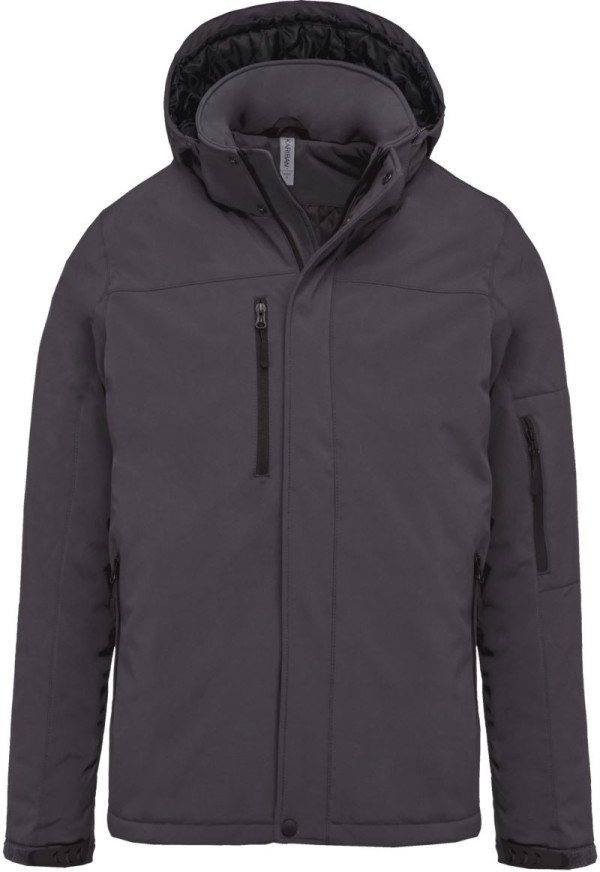 3-lagiger Softshell-Parka für Herren mit Kapuze